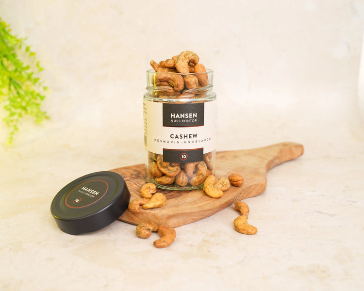 Cashew Rosmarin-Knoblauch Hansen Nusskontor